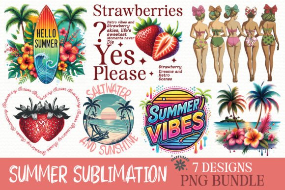 Summer Sublimation PNG Bundle Review