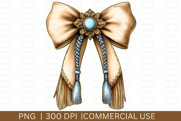 Western Coquette Bow, Country Girl PNG